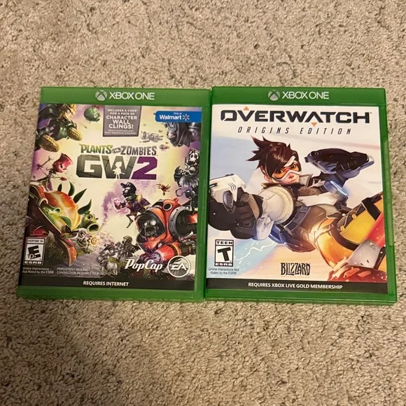 Overwatch Origins Edition and Plants vs Zombies GW2 for Xbox One - Picture 1 of 1